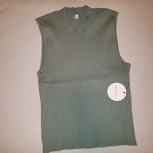 NWT High Neck Crop Top